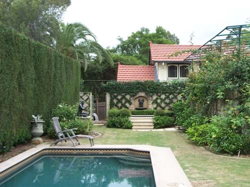 Italianate Garden with Espalier