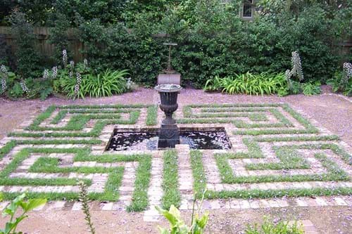 Roman Labyrinth Water Feature